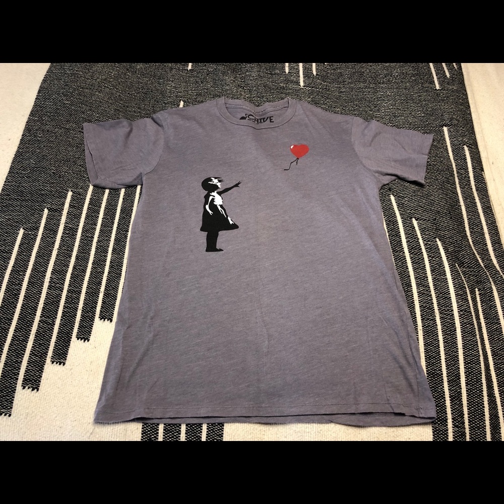 Banksy Balloon Girl Tshirt Unisex